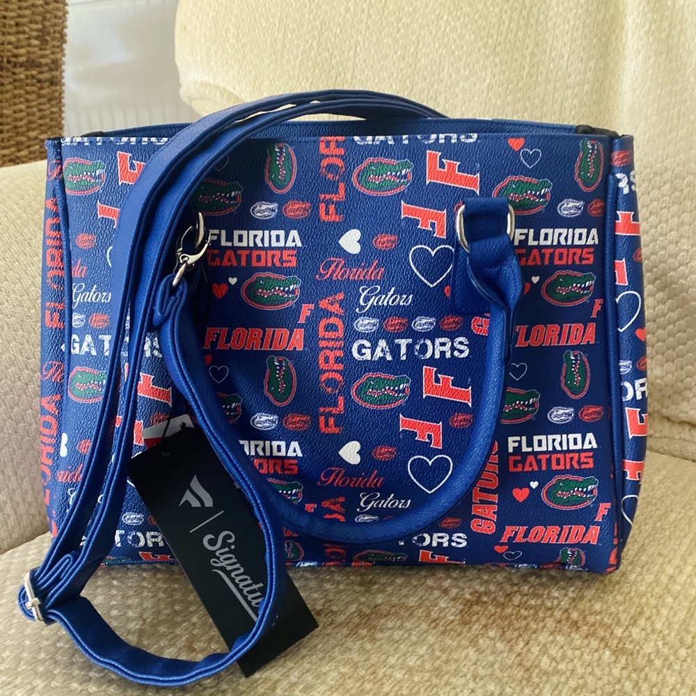 Florida Gators Blue and Red Women's Tote Bag - Picture 2 of 6